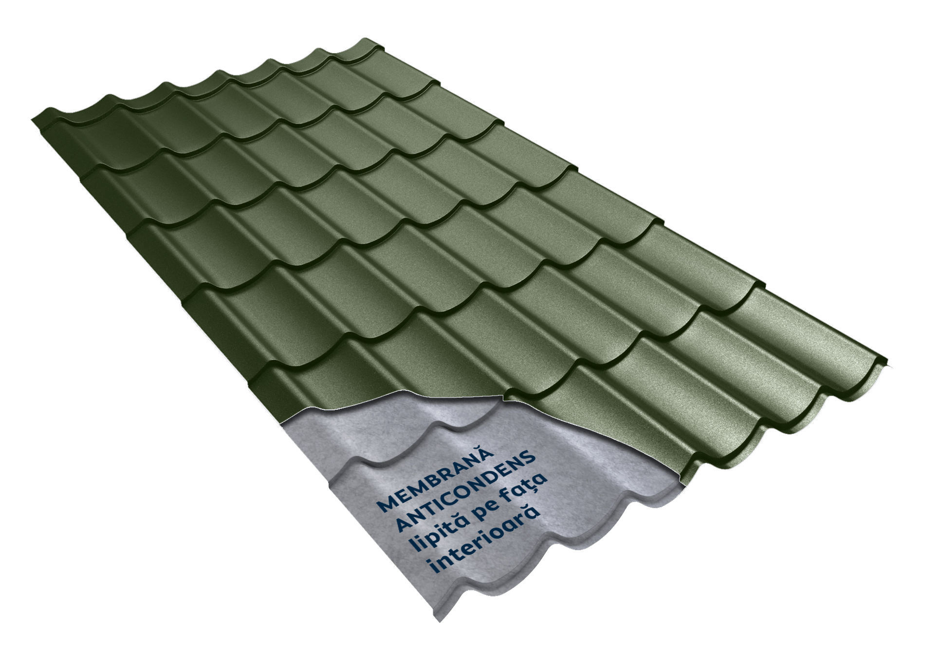 Țiglă Metalică | Daily Smart | Briliant | Verde 6020 | 0,60 mm
