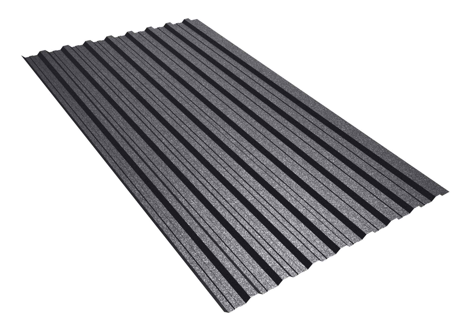 Tablă profilată | Cutată | Briliant | Gri 7024 | 0.60 mm
